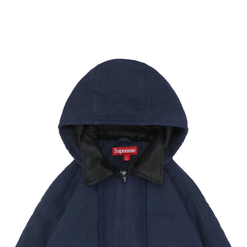 Supreme Small Logo Side Pocket Jacket Dark Blue - Image 3