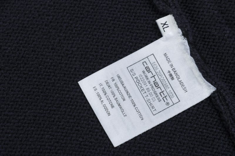 Carhartt Lettering Half-Zip Sweater Black - Image 9