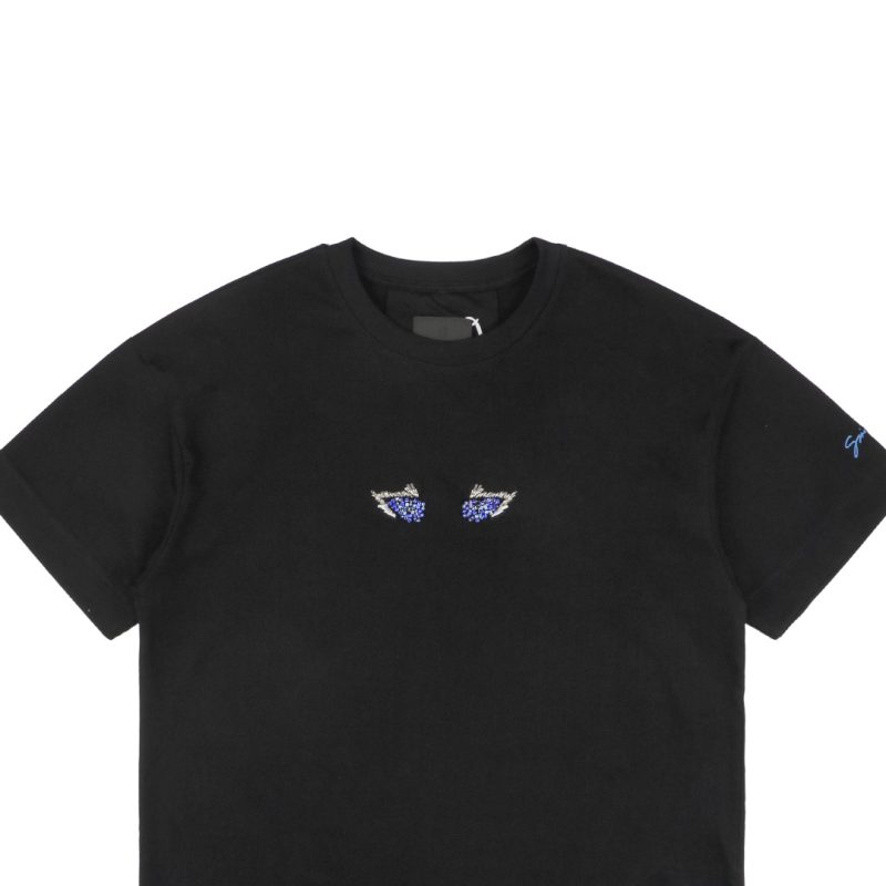 Givenchy Cat Eye Embroidery Short-Sleeve Shirt - Image 2