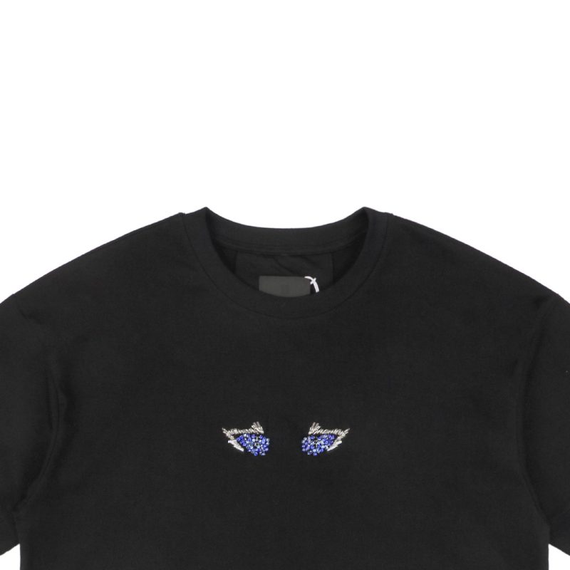 Givenchy Cat Eye Embroidery Short-Sleeve Shirt - Image 3