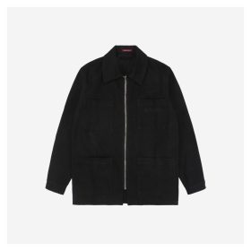 Gucci Back G Letter Heat-Applied Diamond Embellishment Cargo Jacket