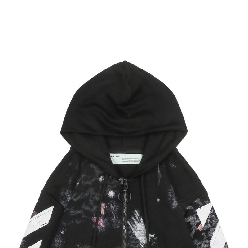 OFF-WHITE CO Virgil Starry Sky Firework Splatter Arrow Zip Jacket - Image 3