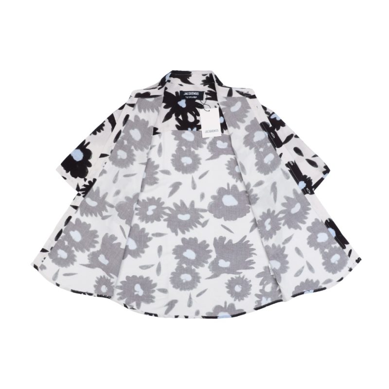 Jacquemus All-Over Floral Print Short-Sleeve Shirt - Image 5