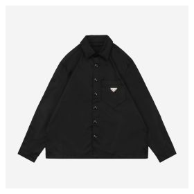 PD Re-Nylon Pocket Triangle Logo Nylon Shirt Jacket