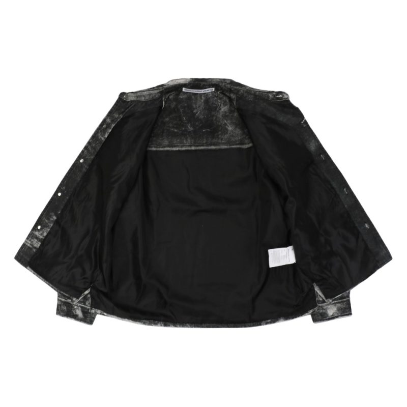 Alexander Wang Distressed Print Graphic Jacket - Image 5