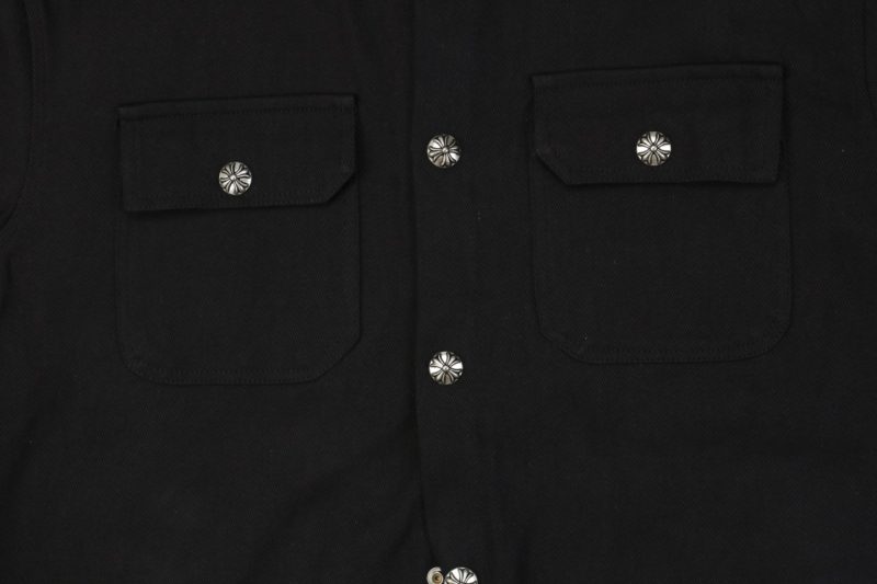 Chrome Hearts Plain Cross Button Shirt Jacket - Image 7