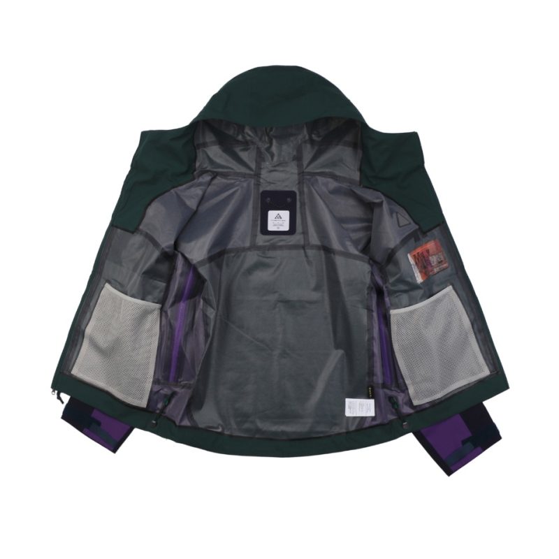 ACG Gore-Tex Technical Hooded Shell Jacket Green/Purple - Image 5