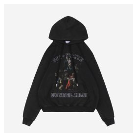 OFF WHITE CO VIRGIL Chant Madonna Print Hoodie