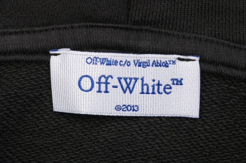 OFF WHITE CO VIRGIL Chant Madonna Print Hoodie - Image 8