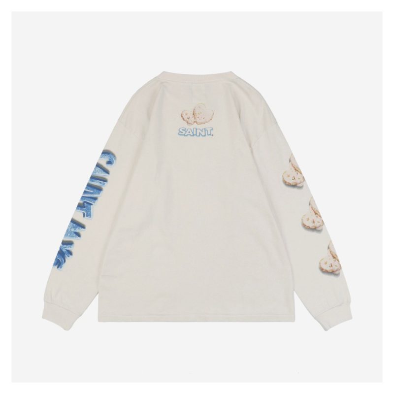 Saint Michael Cookie Letter Print Long-Sleeve Shirt - Image 5