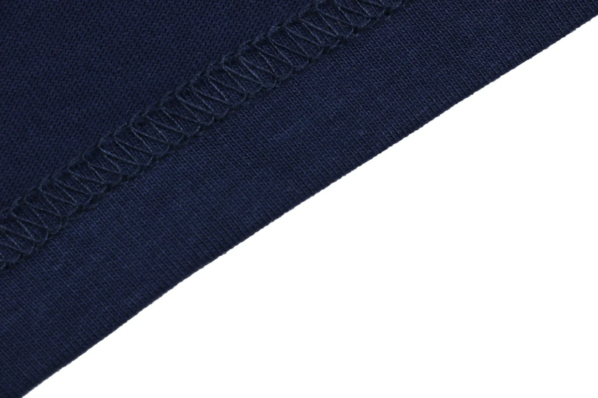G 1921 Letter Contrast Collar T-Shirt (Black/White/Blue)