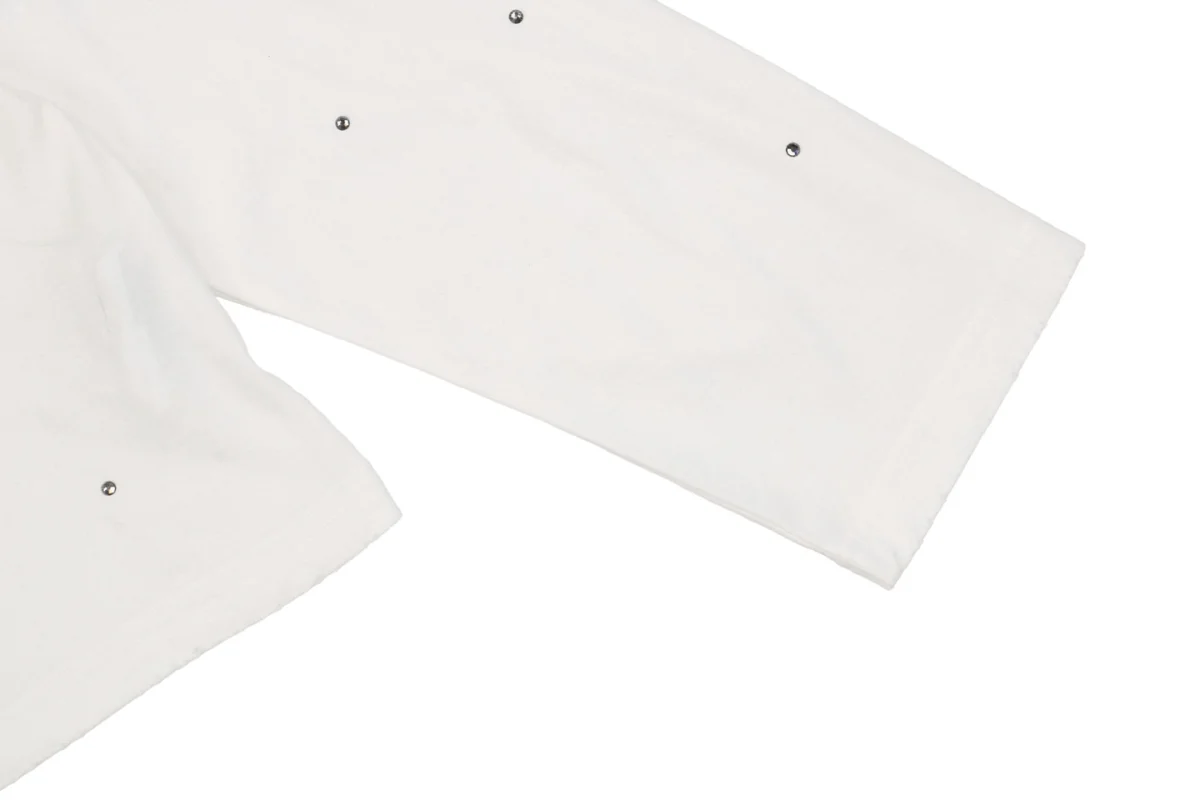 Acne Studios Distressed 1996 Rhinestone Lettering Shirt