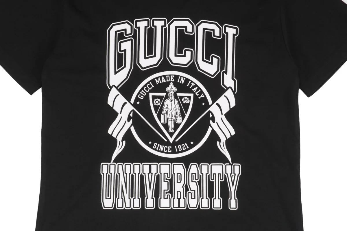 Letter print Black