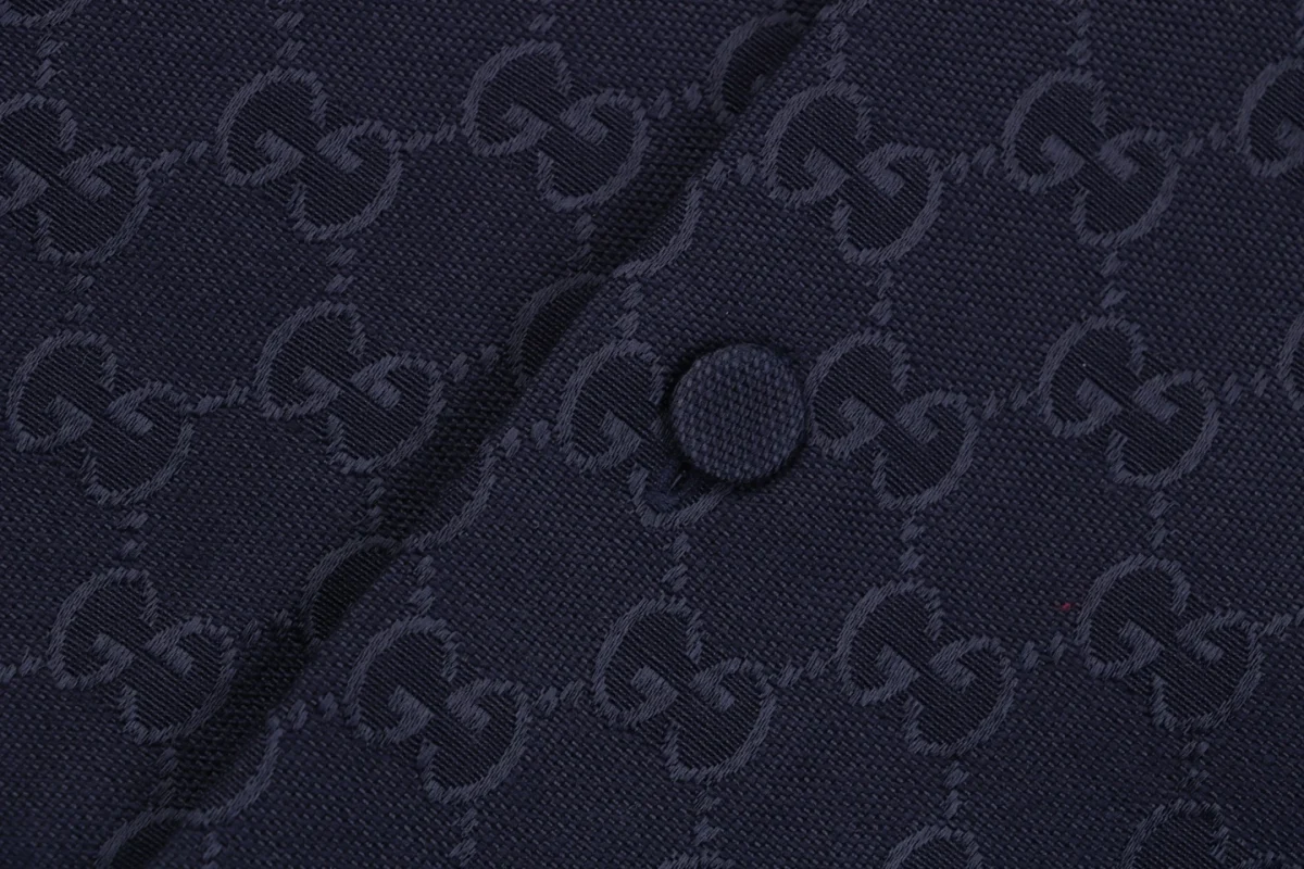 G Jacquard Collared Long-Sleeve Shirt