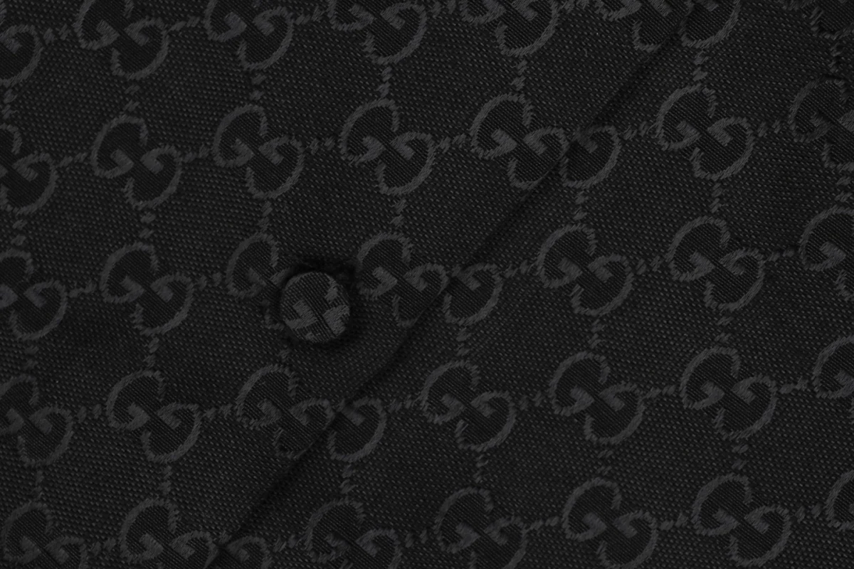 G Jacquard Collared Long-Sleeve Shirt