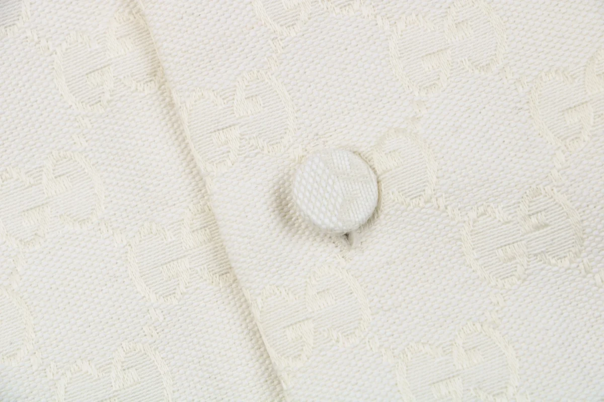 G Jacquard Collared Long-Sleeve Shirt