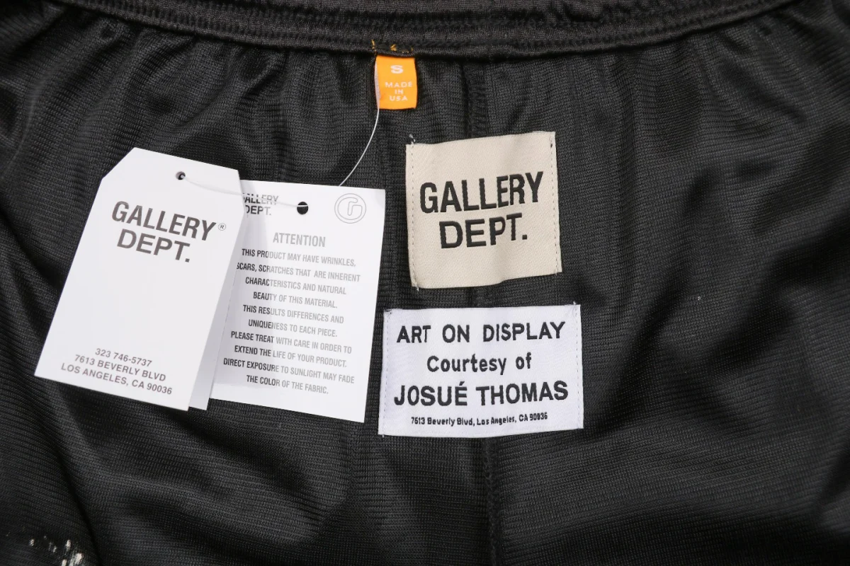 Gallery Dept Splash Paint Mesh Shorts