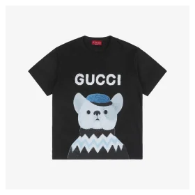 Gentleman Dog Graphic Print Short-Sleeve T-Shirt