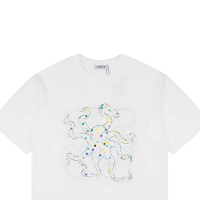 L Colorful Octopus Flower Patch Embroidery T-Shirt2.jpeg