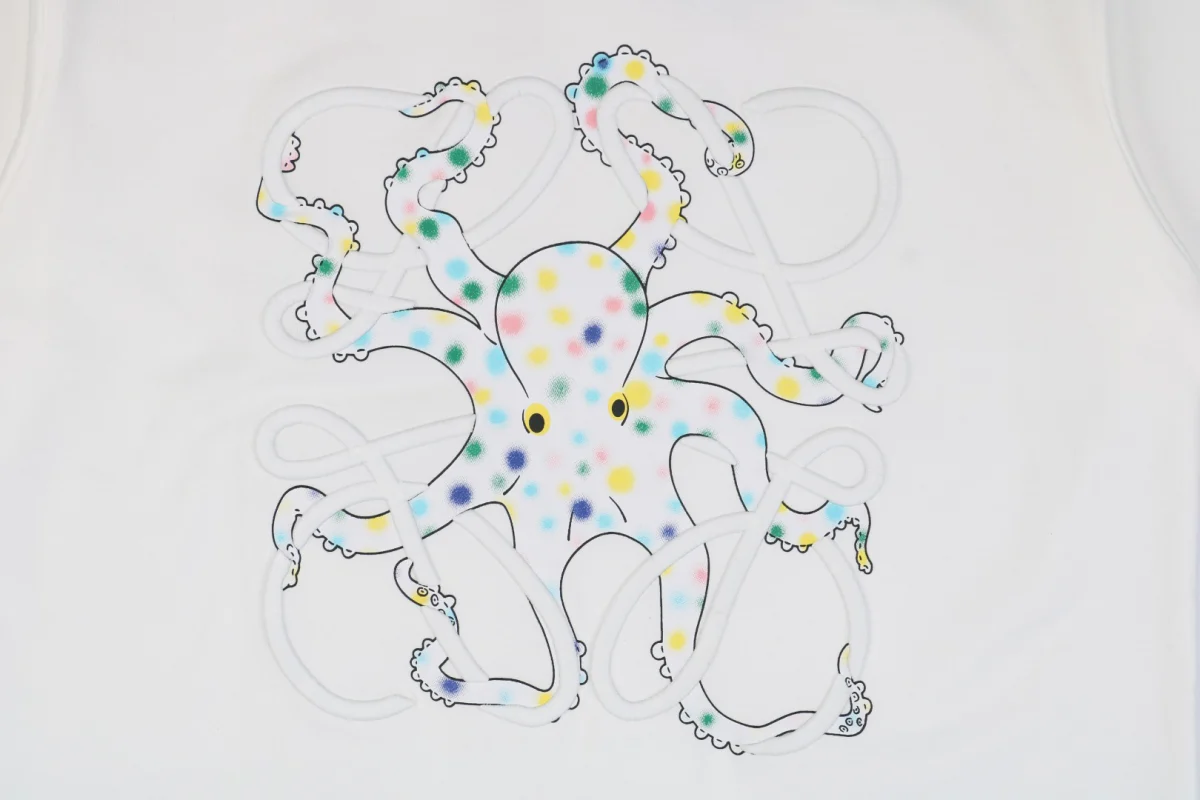 the Colorful Octopus Flower print