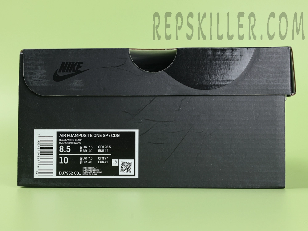 Nike Air Foamposite One SP/CDG Homme Plus ‘Black’
