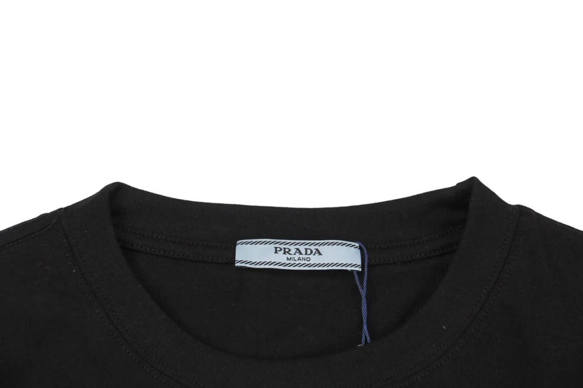 PD Triangle Logo Patch Embroidered T-Shirt (Black/White)