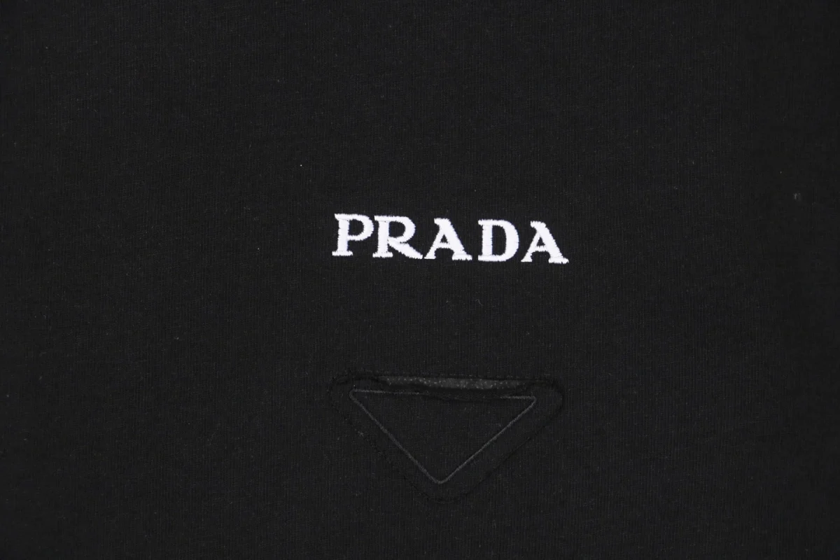 PD Triangle Logo Patch Embroidered T-Shirt (Black/White)