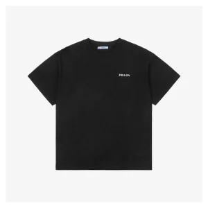 PD Triangle Logo Patch Embroidered Short-Sleeve T-Shirt Black