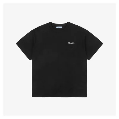 PD Triangle Logo Patch Embroidered Short-Sleeve T-Shirt Black