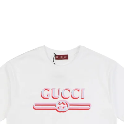 Pink & Blue G-Letter Belt Print Short-Sleeve T-Shirt6.jpeg