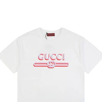 Pink & Blue G-Letter Belt Print Short-Sleeve T-Shirt9.jpeg