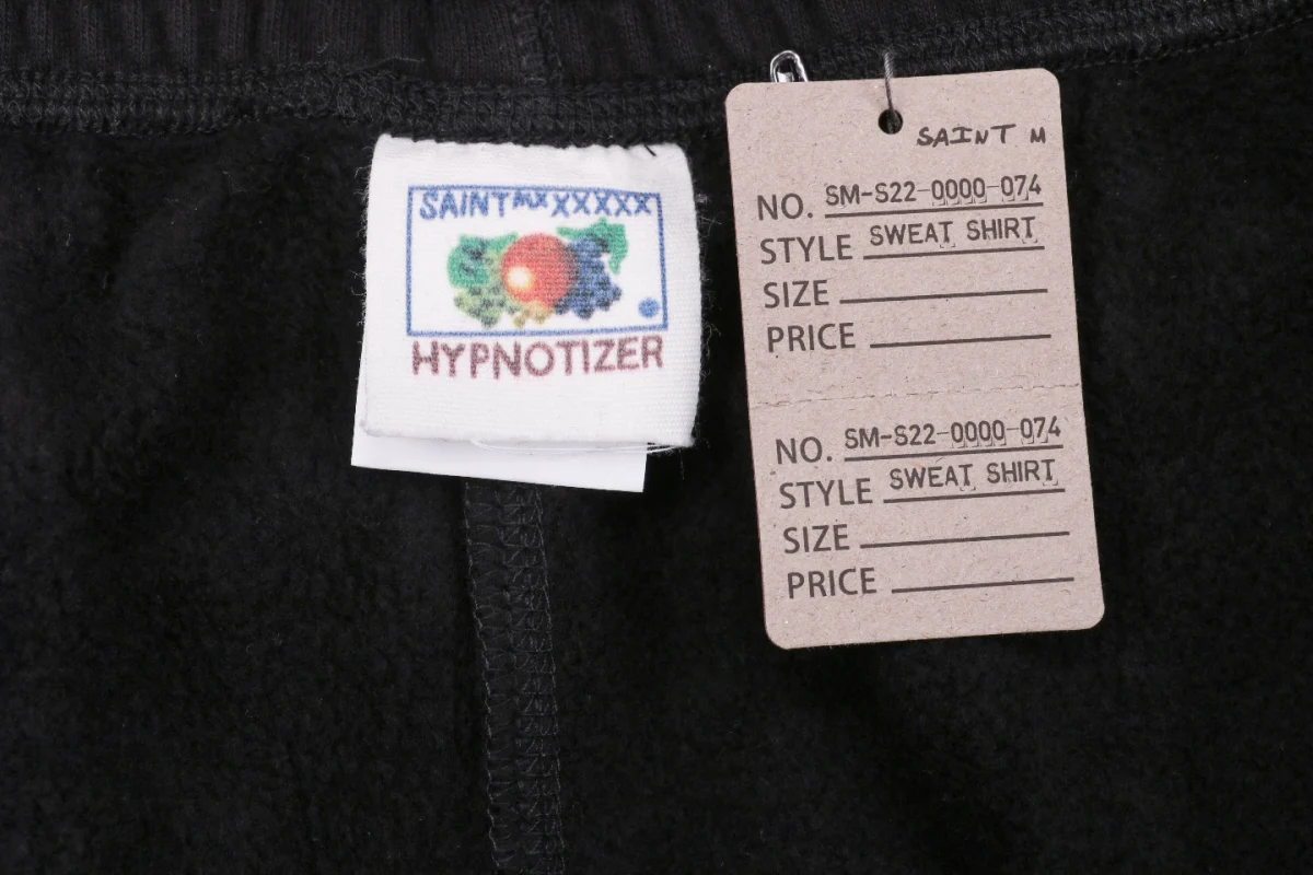 Saint Michael Street Font Print Shorts (Black/Blue)