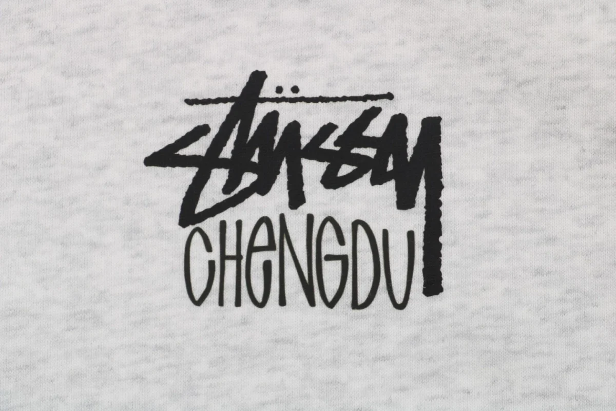 Stussy Chengdu Exclusive Double Lion Print Hooded Sweatshirt