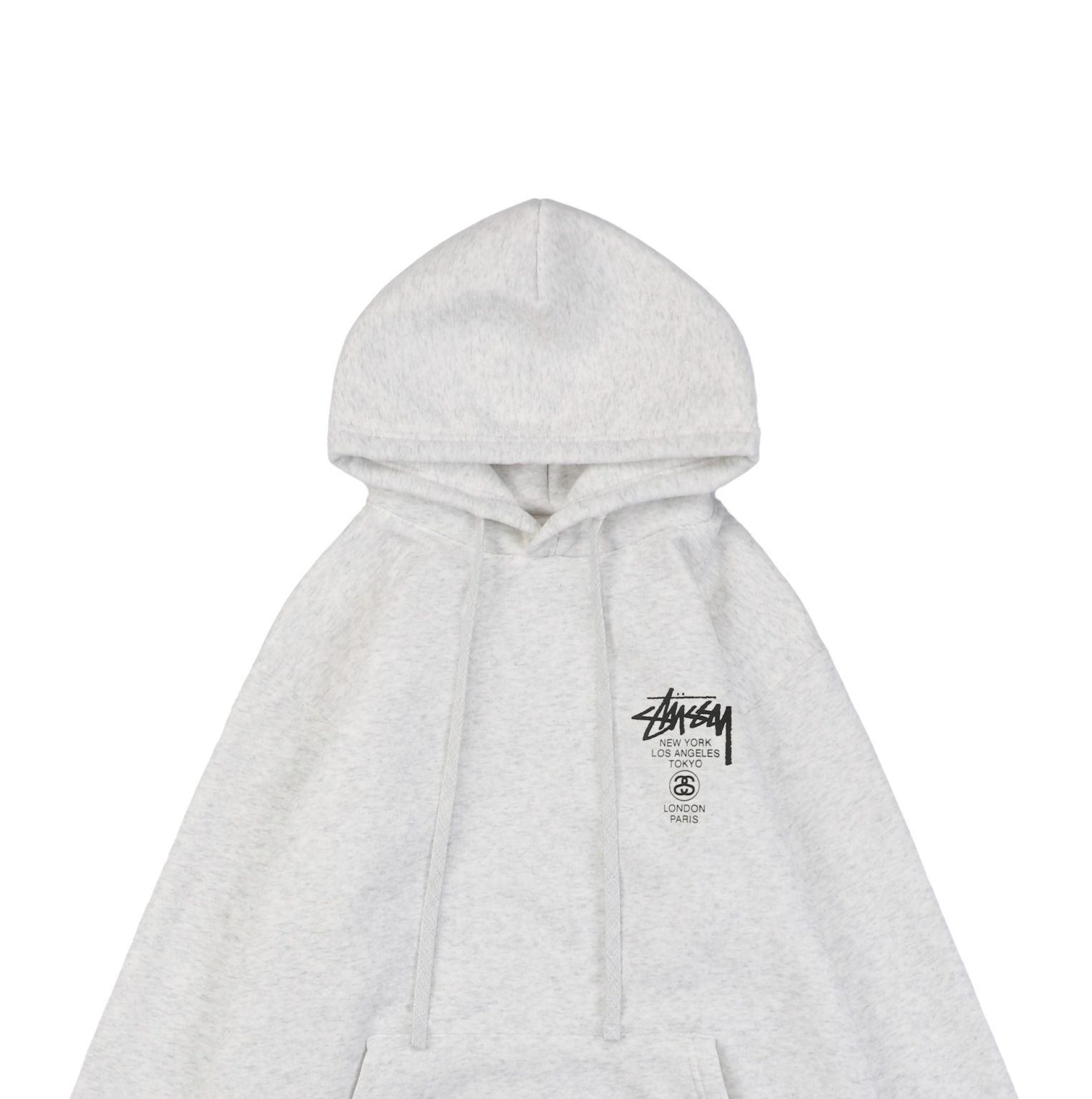 Stussy Tour Graffiti Letter Print Hooded Sweatshirt
