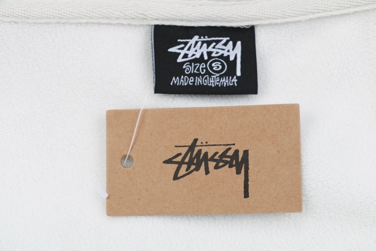 Stussy Tour Graffiti Letter Print Hooded Sweatshirt