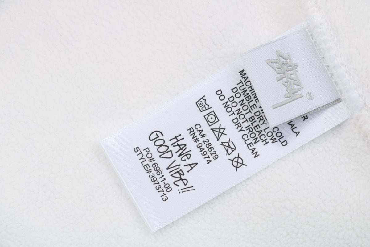 Stussy Tour Graffiti Letter Print Hooded Sweatshirt