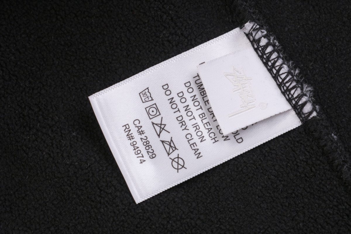 Stussy Tour Graffiti Letter Print Hooded Sweatshirt