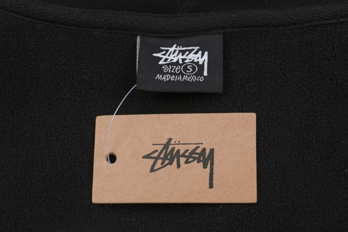Stussy Tour Graffiti Letter Print Hooded Sweatshirt