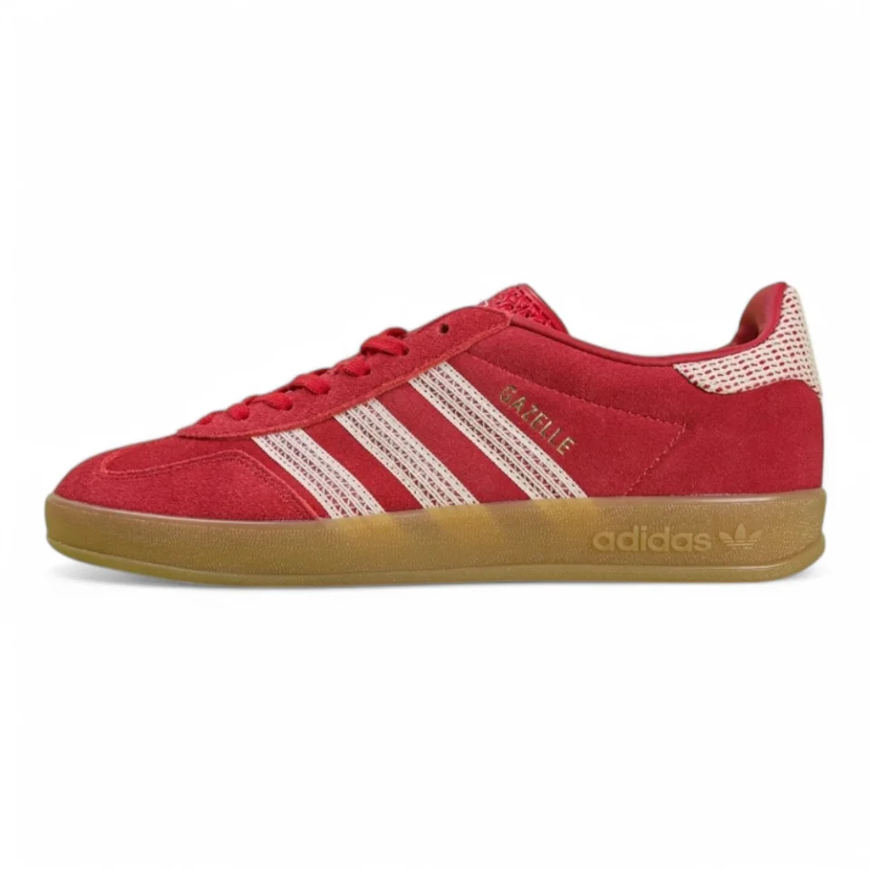 Adidas Gazelle Indoor W “Better Scarlet / Wonder White / Gum”