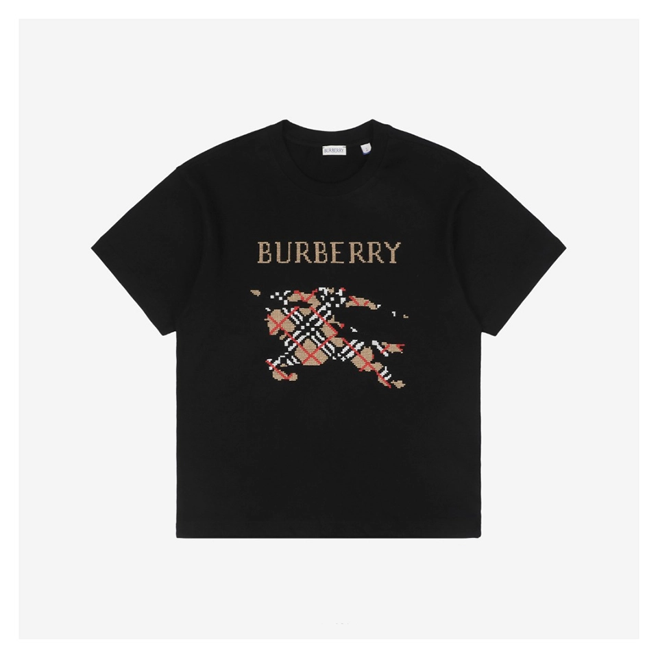 BBry Equestrian Knight Cross-Stitch T-Shirt