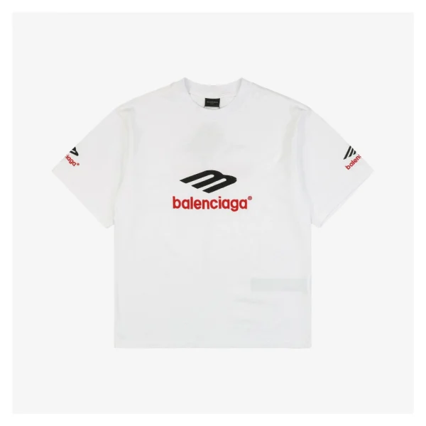 Balenciaga 3B Paris Letter Embroidery T-Shirt
