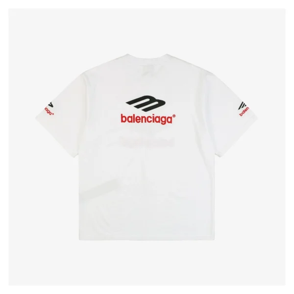 Balenciaga 3B Paris Letter Embroidery T-Shirt