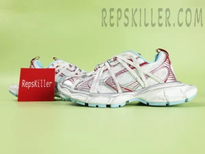 Balenciaga 3XL Extreme Lace B “Silver:White:Red”2