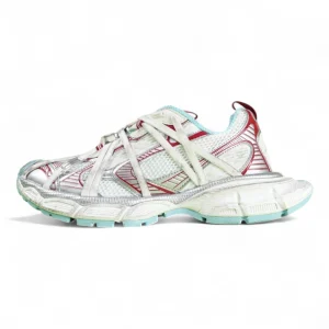 Balenciaga 3XL Extreme Lace B “Silver/White/Red”