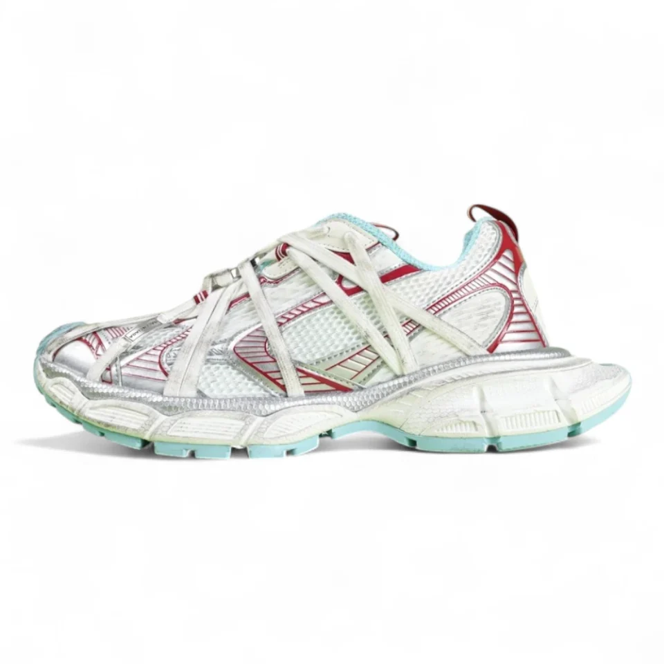 Balenciaga 3XL Extreme Lace B “Silver/White/Red”