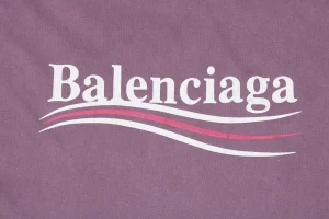 Balenciaga Sun-Faded Coca-Cola Print T-Shirt Grape Purple-4