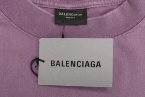 Balenciaga Sun-Faded Coca-Cola Print T-Shirt Grape Purple-5