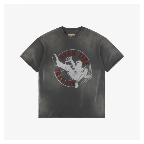 Gallery Dept Punk Vinyl Glitter Letter Print T-Shirt
