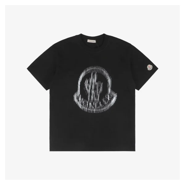 Mxxcler Vertical MK Large Logo Print T-Shirt