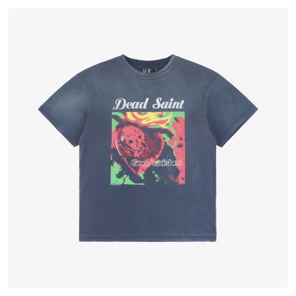 Saint Michael God’s Punishment Distressed & Destroyed Graphic T-Shirt